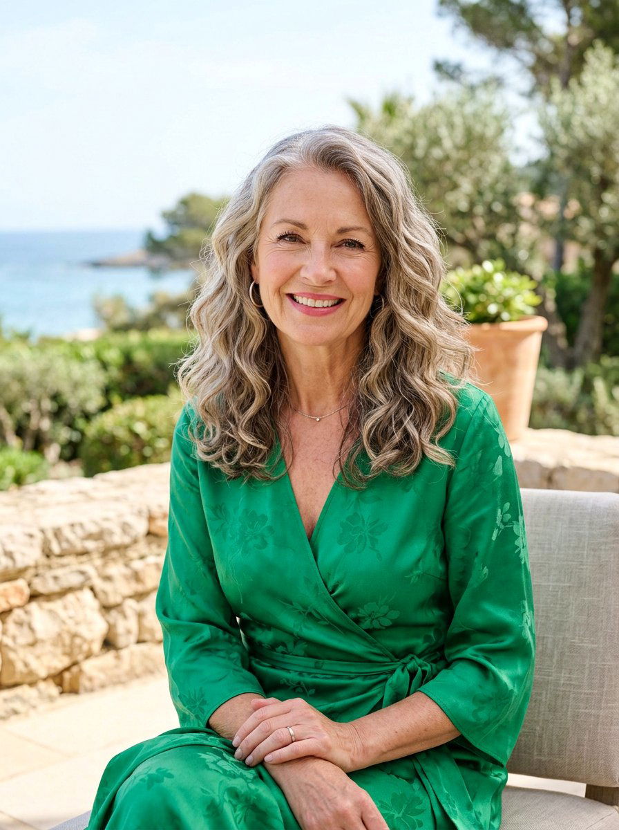 Shoulder Length Waves - 20 older women wedding guest hair ideas - 20 older women wedding guest hair ideas