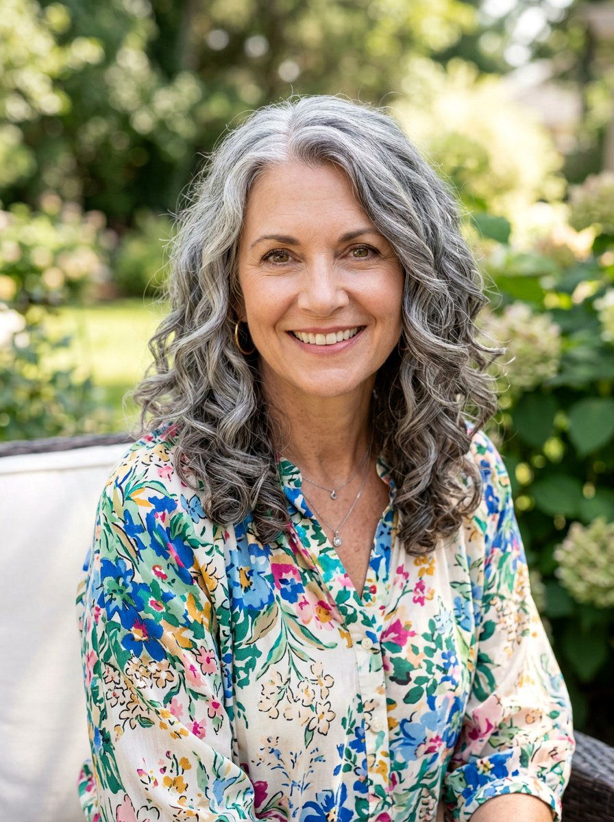 Shoulder Length Waves For Gray Hair - 20 older women hairstyle ideas for gray hair - 20 older women hairstyle ideas for gray hair