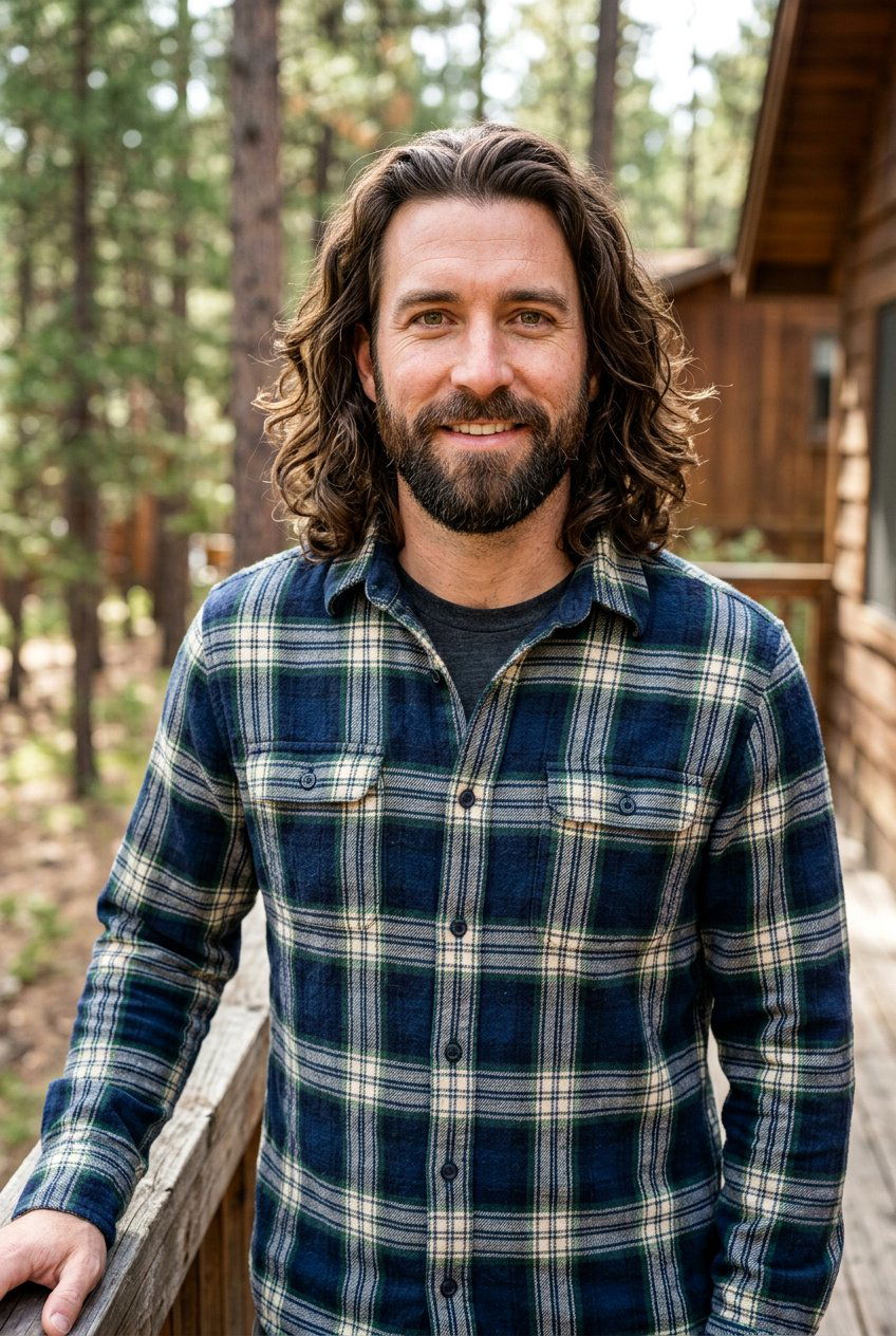 Shoulder Length Waves With Beard - 20 men shoulder length waves haircut - 20 men shoulder length waves haircut