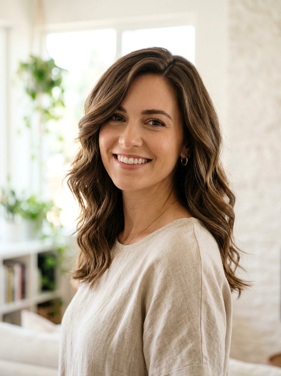 Shoulder Length Wavy Hair With Deep Side Part - 20 wavy haircut with deep side part - 20 wavy haircut with deep side part