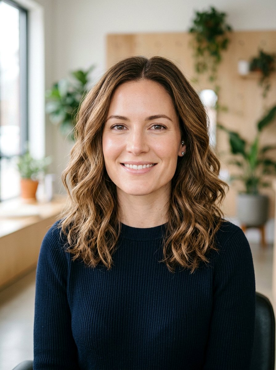 Shoulder Length Wavy Haircut For Square Face - 20 shoulder length haircut with soft waves - 20 shoulder length haircut with soft waves