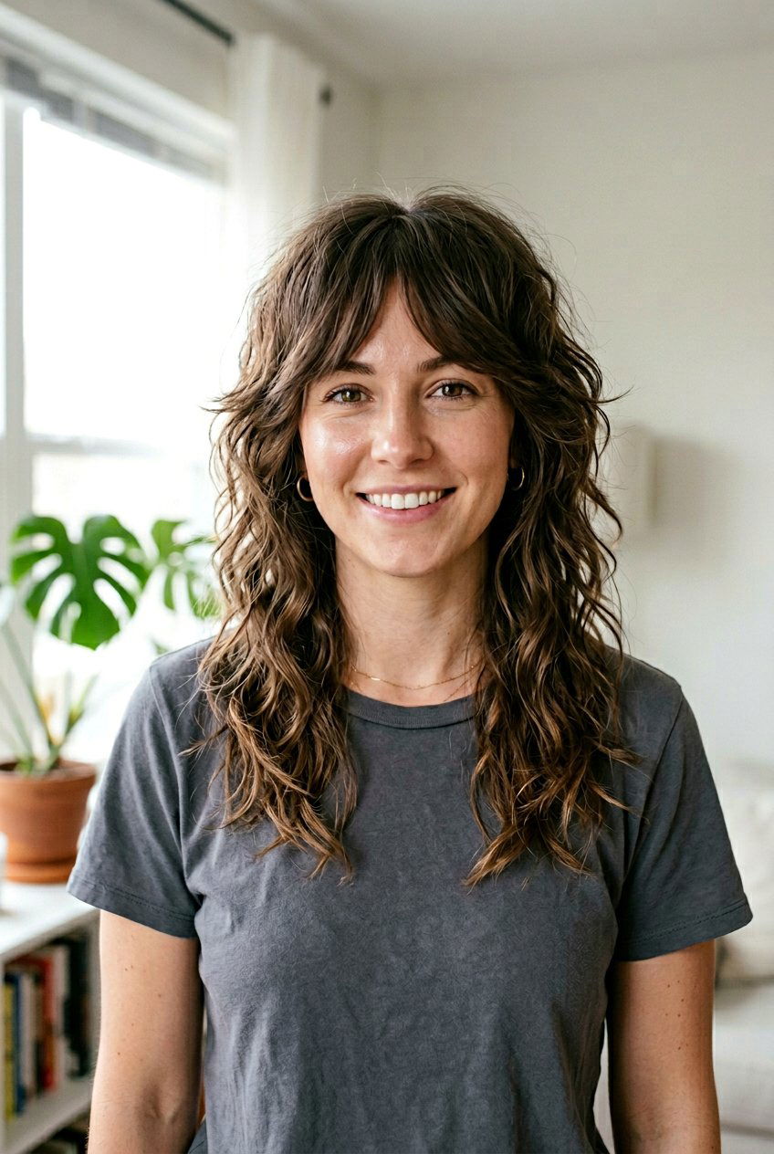 Shoulder Length Wavy Shag Haircut For Air Dry - 20 air dry wavy haircut for women - 20 air dry wavy haircut for women