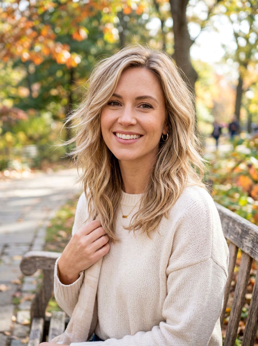 Shoulder Length Wispy Layers - 20 hairstyle to add softness to angular face - 20 hairstyle to add softness to angular face