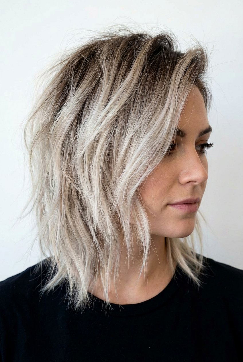 Shoulder Length Wolf Cut - 20 shoulder length haircuts - 20 shoulder length haircuts