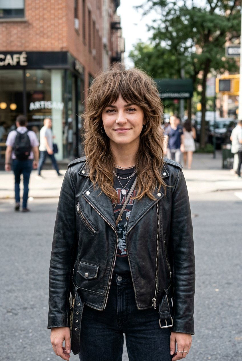 Shoulder Length Wolf Cut - 20 choppy layered haircut for medium hair - 20 choppy layered haircut for medium hair