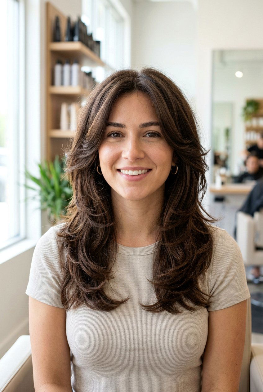 Shoulder length butterfly cut - 20 straight hairstyles for medium hair - 20 straight hairstyles for medium hair