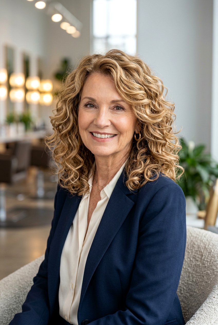 Shoulder length curly layers - 20 curly hairstyles for older women - 20 curly hairstyles for older women