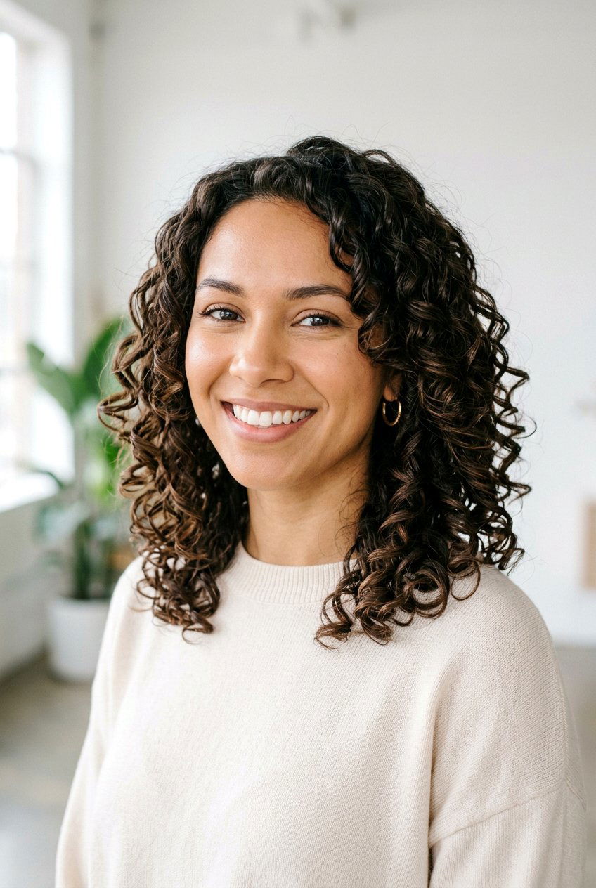 Shoulder length curly layers - 20 hairstyles for curly hair - 20 hairstyles for curly hair