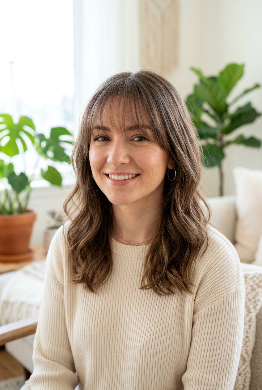 Shoulder length hair with see through bangs - 20 korean see through bangs - 20 korean see through bangs