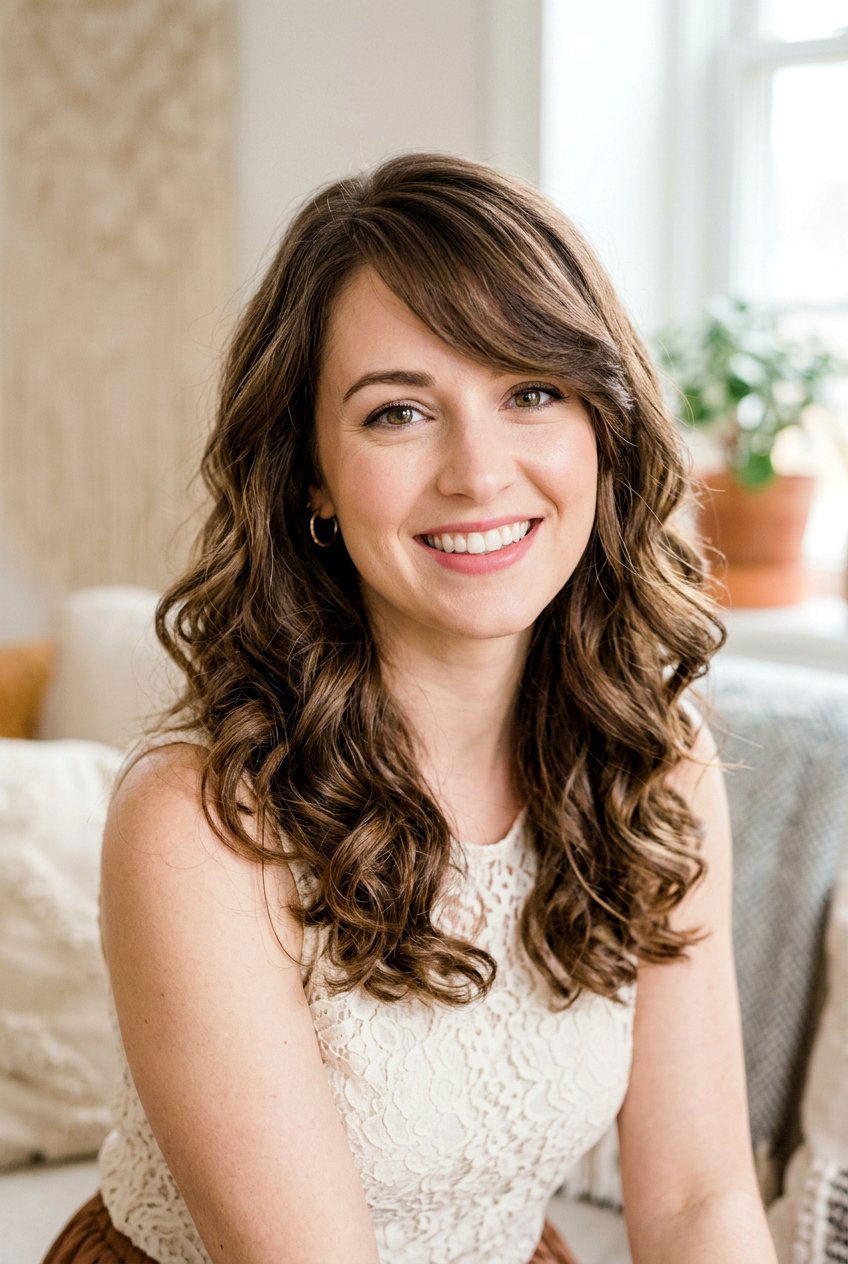 Shoulder length hair with side bangs - 20 medium length hairstyles for women - 20 medium length hairstyles for women