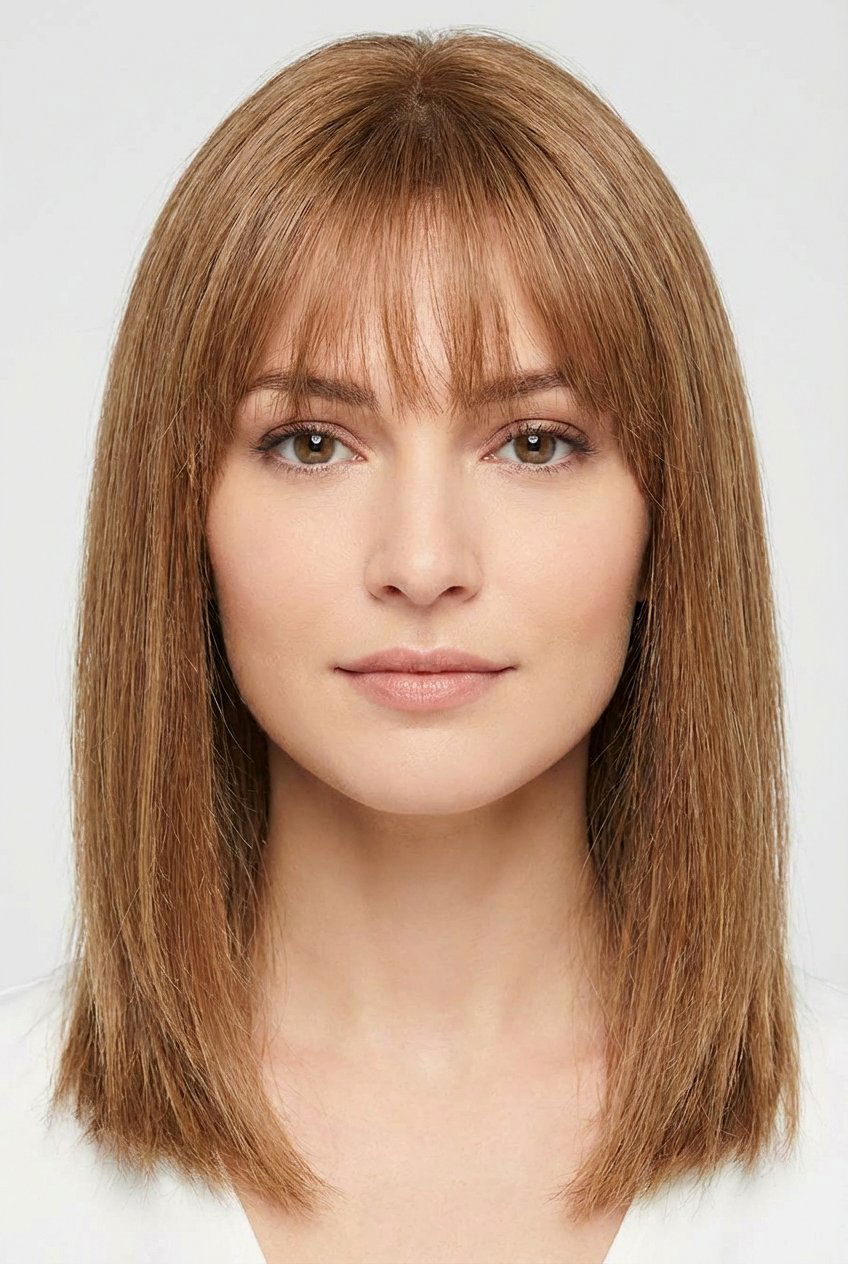 Shoulder length hair with wispy bangs - 20 wispy bangs haircut - 20 wispy bangs haircut