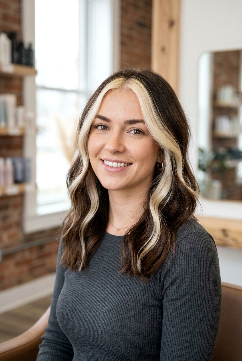 Shoulder length money piece - 20 shoulder length hairstyles - 20 shoulder length hairstyles