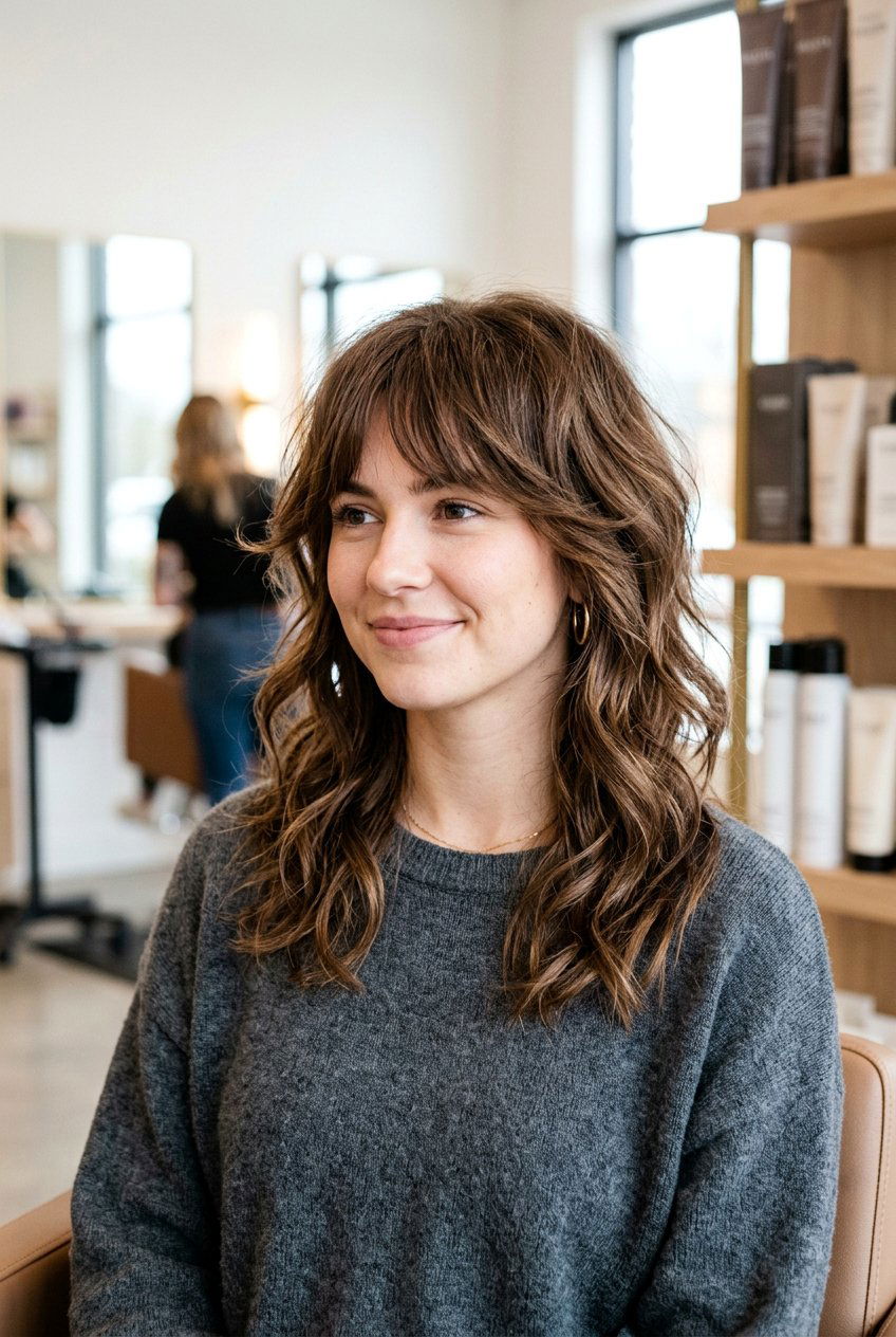 Shoulder length razor cut shag - 20 razor cut shag - 20 razor cut shag