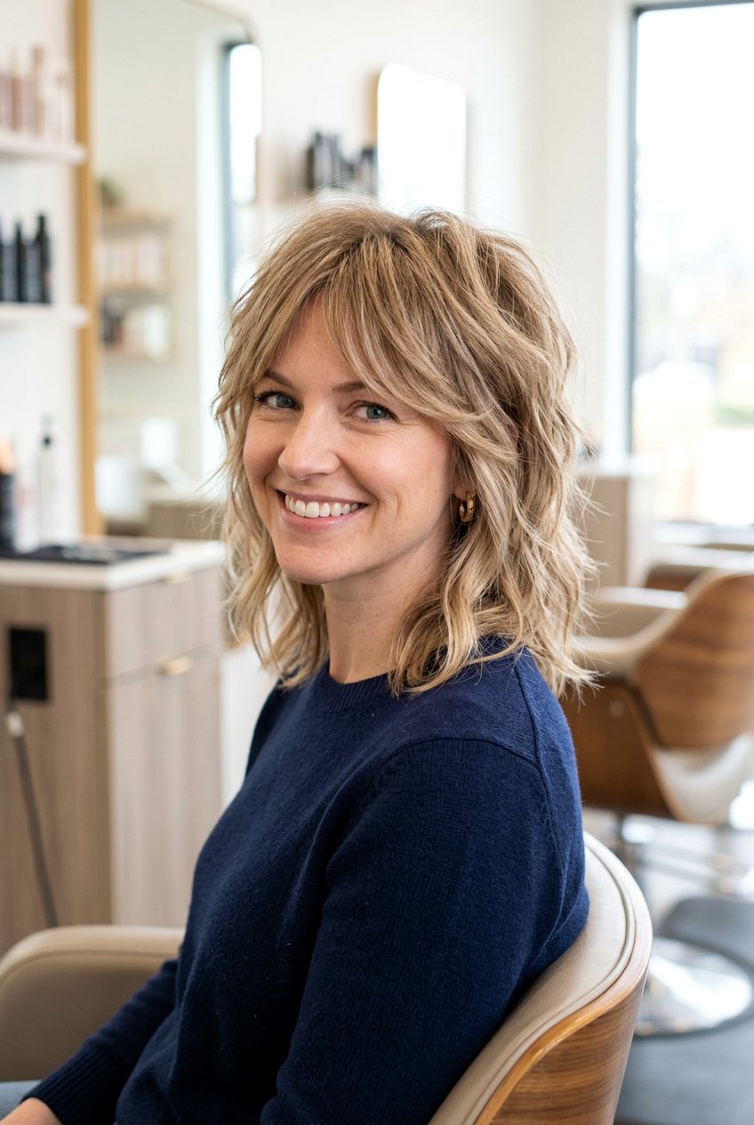 Shoulder length shag for fine hair - 20 shoulder length shag haircut - 20 shoulder length shag haircut