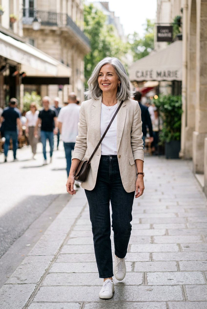 Shoulder length silver bob - 20 gray transition bob hairstyle - 20 gray transition bob hairstyle