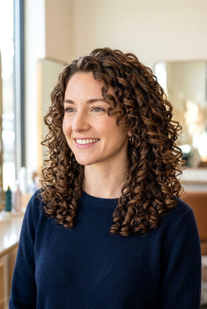 Shoulder length spiral perm - 20 spiral perm hairstyles - 20 spiral perm hairstyles