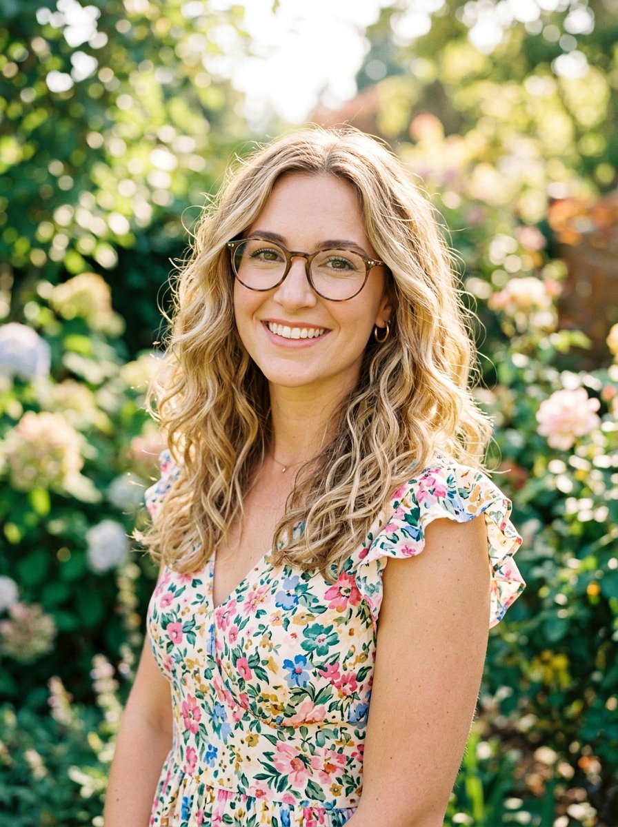 Shoulder length wavy hair - 20 shoulder length hairstyles for women with glasses - 20 shoulder length hairstyles for women with glasses