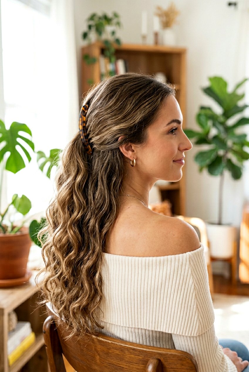 Side Banana Clip Ponytail - 20 banana clip ponytail hairstyle - 20 banana clip ponytail hairstyle