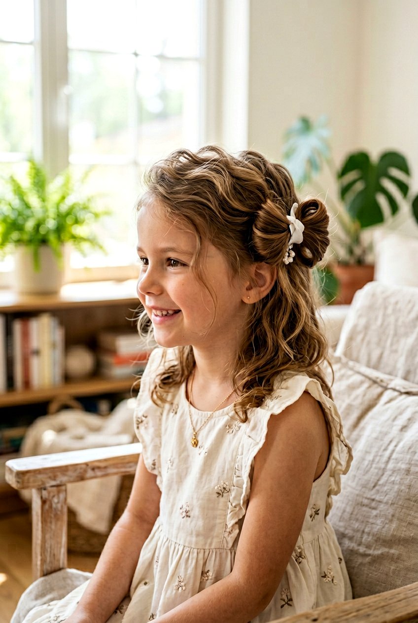 Side Bow Bun For Girls - 20 bow bun hairstyle for girls - 20 bow bun hairstyle for girls