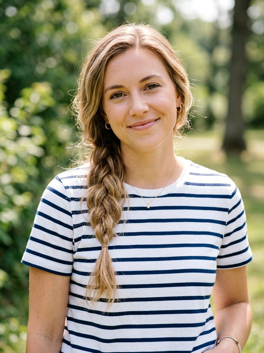 Side Braid - 20 cute hairstyle for amusement park - 20 cute hairstyle for amusement park