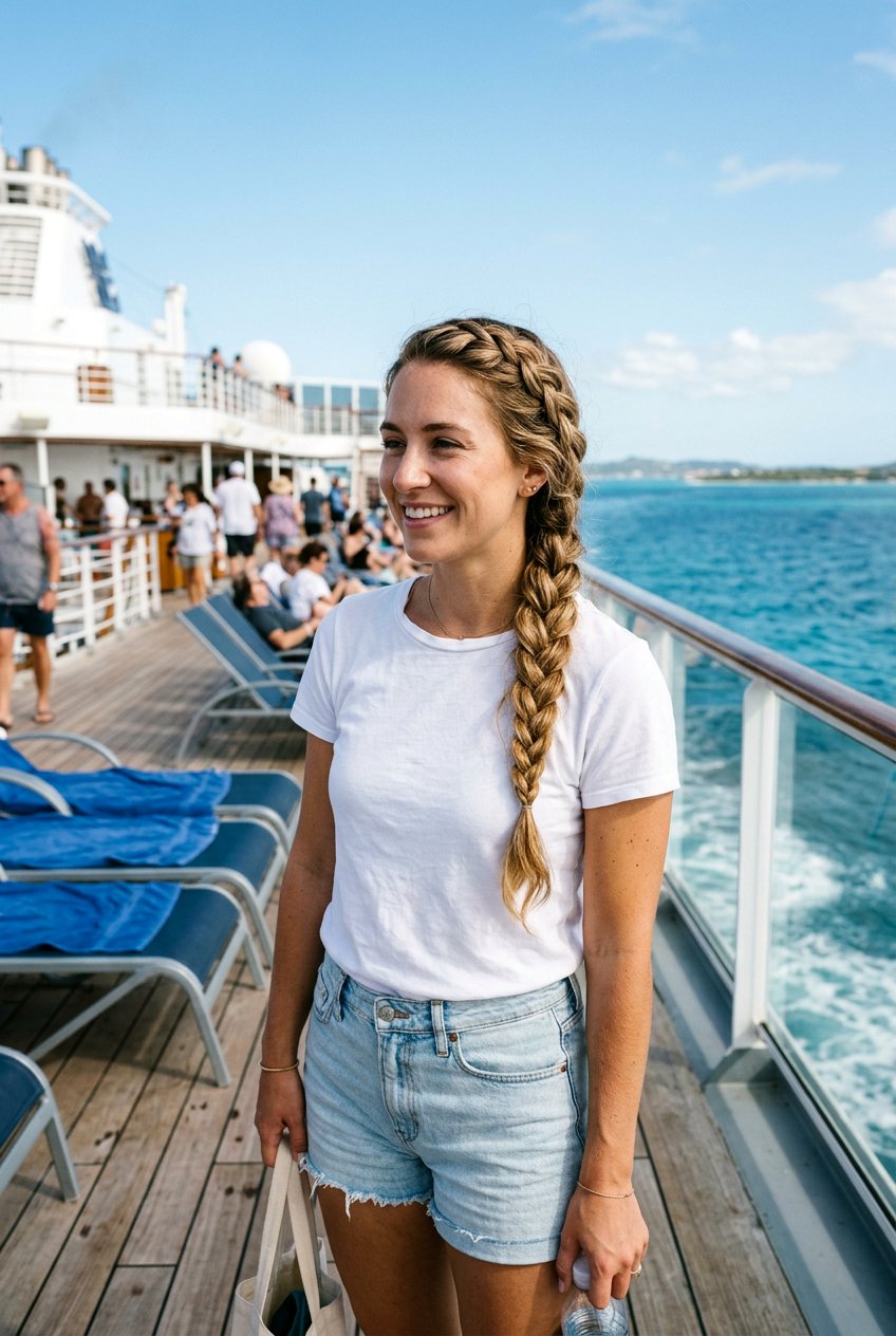 Side Braid For Cruise - 20 cruise hairstyles for women - 20 cruise hairstyles for women