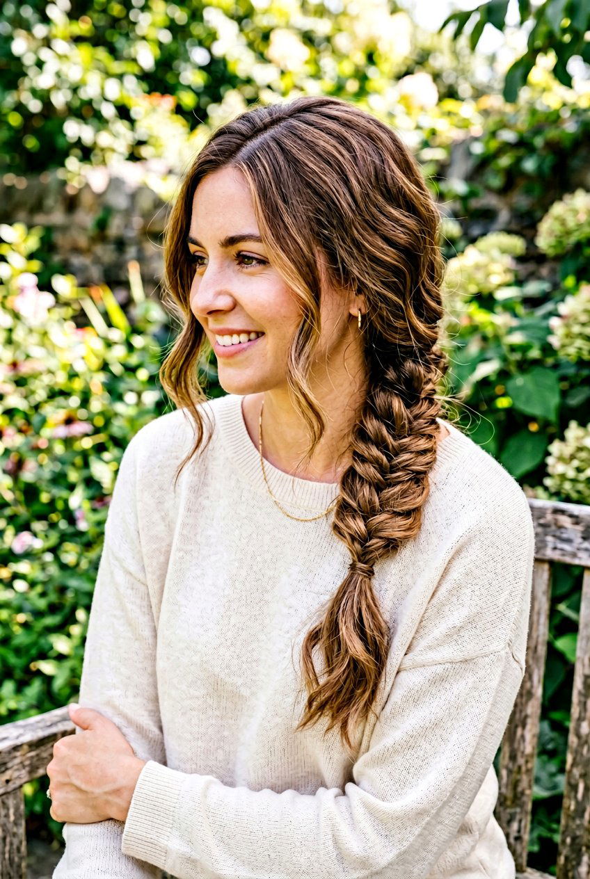 Side Braid For Humid Weather - 20 monsoon friendly hairstyles - 20 monsoon friendly hairstyles