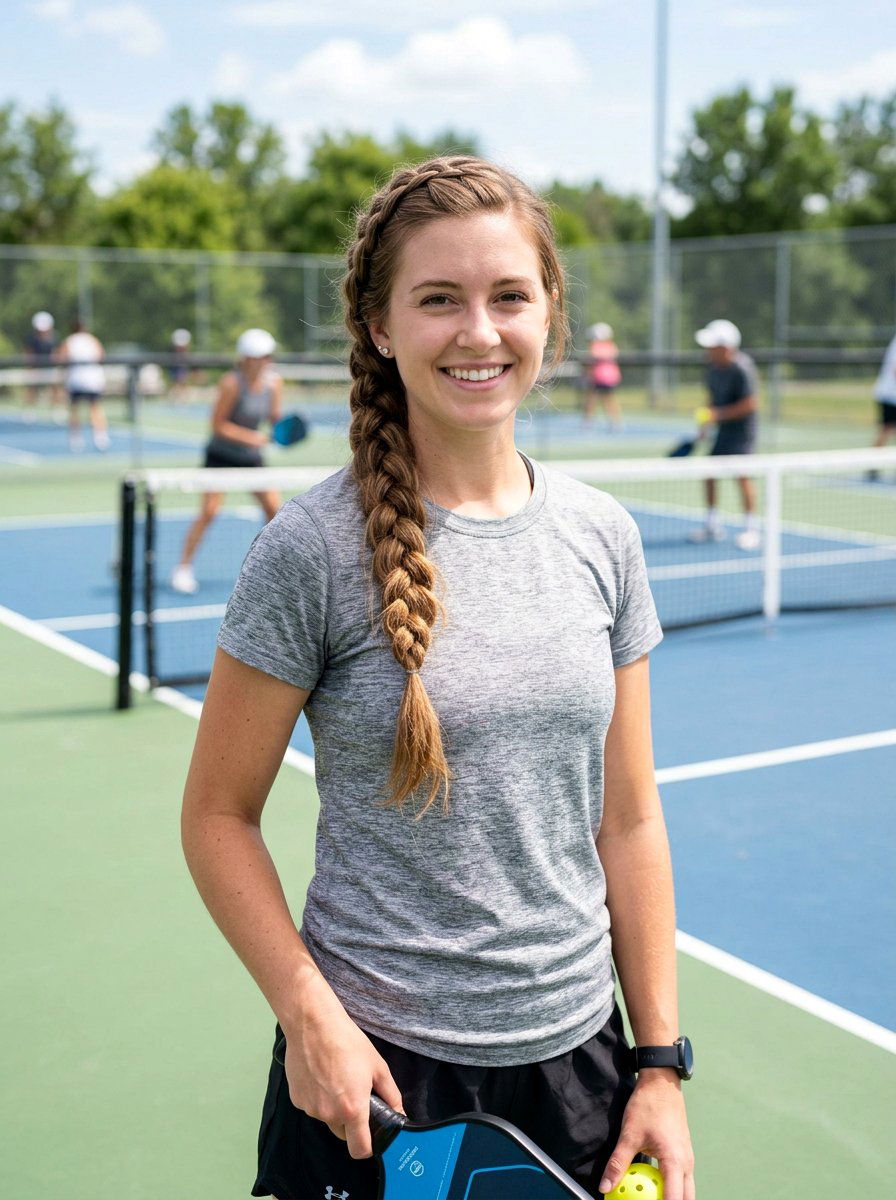 Side Braid For Pickleball - 20 pickleball hairstyles - 20 pickleball hairstyles