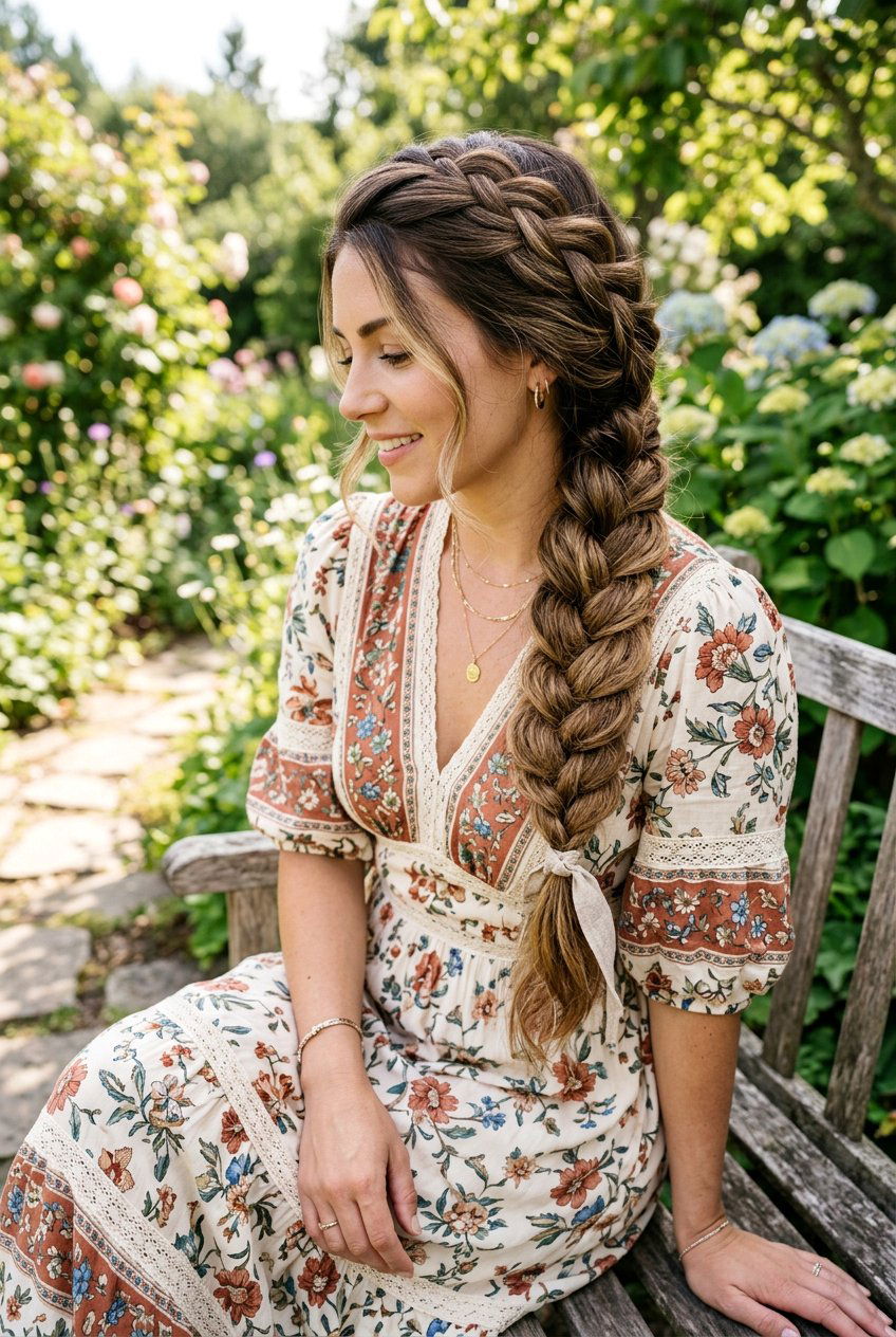 Side Braid Hairstyle - 20 best beach hairstyle ideas - 20 best beach hairstyle ideas