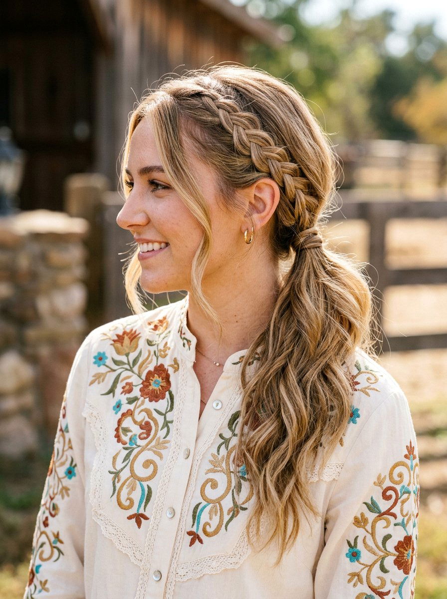 20 Stunning Rodeo Braid Ponytail Ideas for a Winning Look