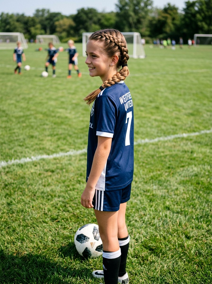Side Braid Soccer Ponytail - 20 soccer braid ponytail - 20 soccer braid ponytail