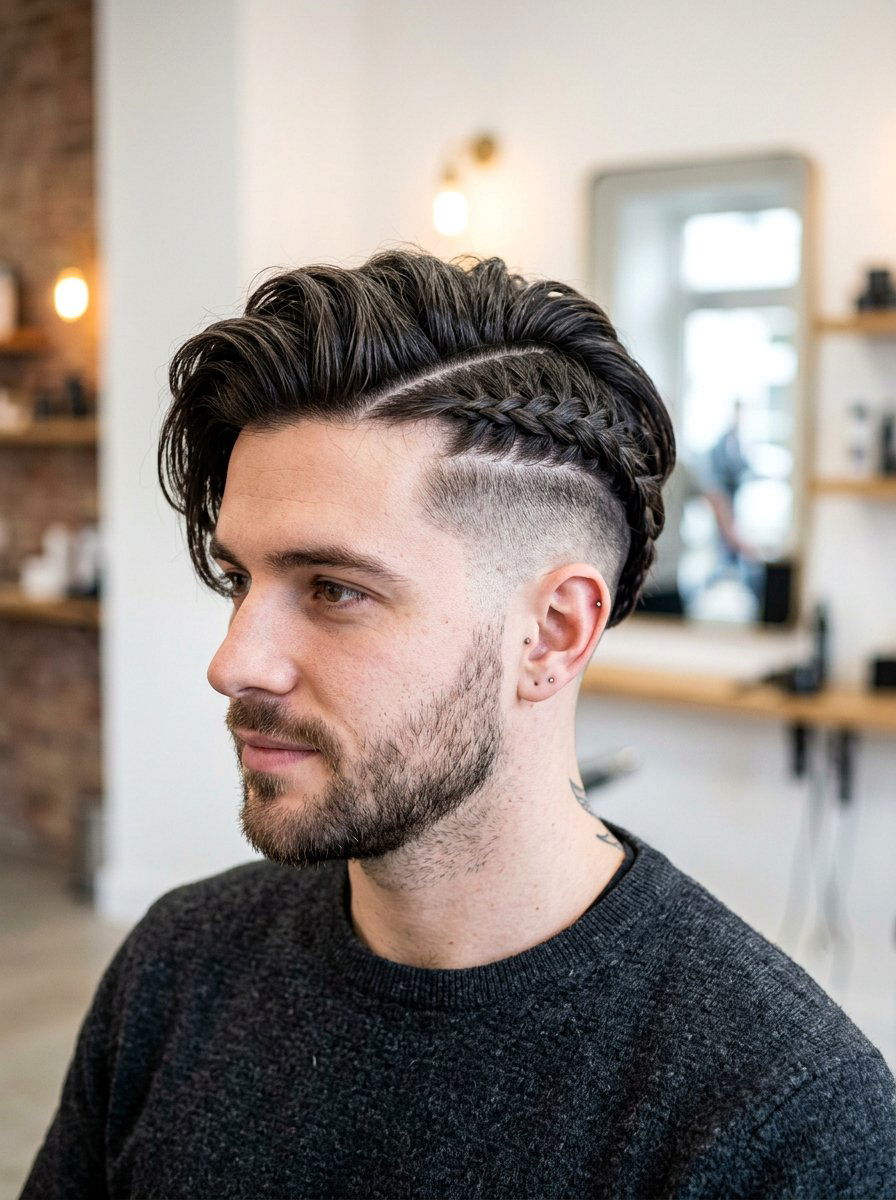 Side Braid Undercut - 20 viking undercut braid men - 20 viking undercut braid men