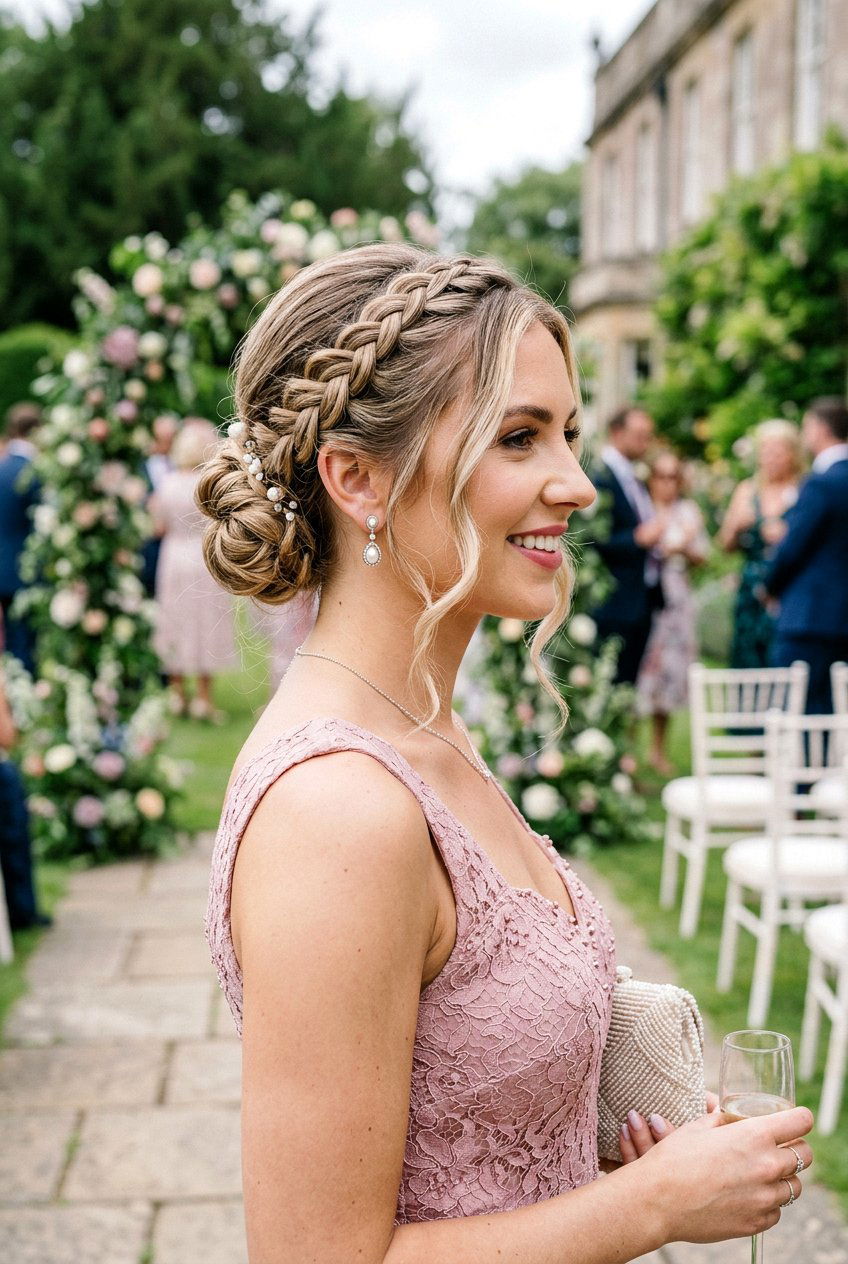Side Braid Updo For Wedding Guest - 20 side braid for wedding guest - 20 side braid for wedding guest
