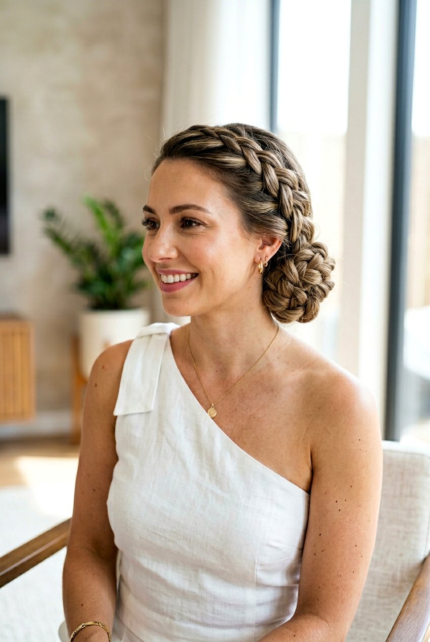 Side Braided Bun - 20 braided bun for black women - 20 braided bun for black women