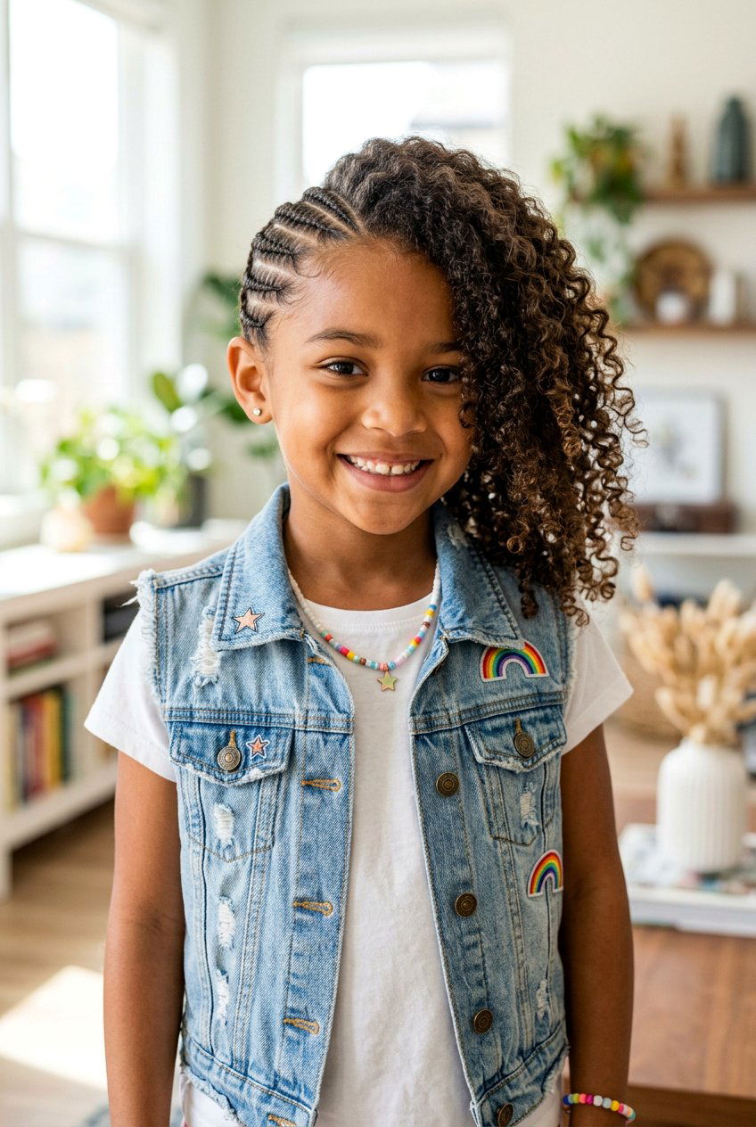 Side Braids - 20 braid styles for mixed kids - 20 braid styles for mixed kids