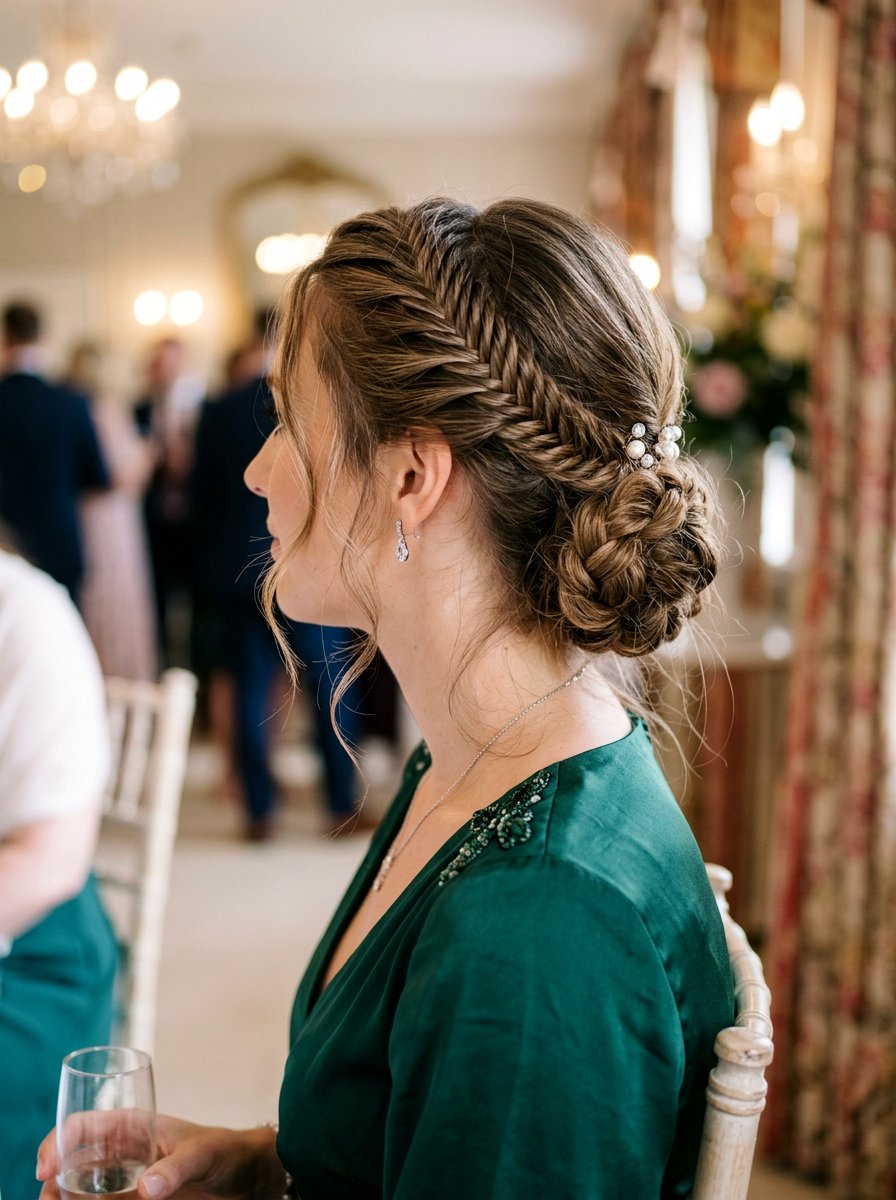 Side Fishtail Braid Updo - 20 side fishtail braid for medium hair - 20 side fishtail braid for medium hair