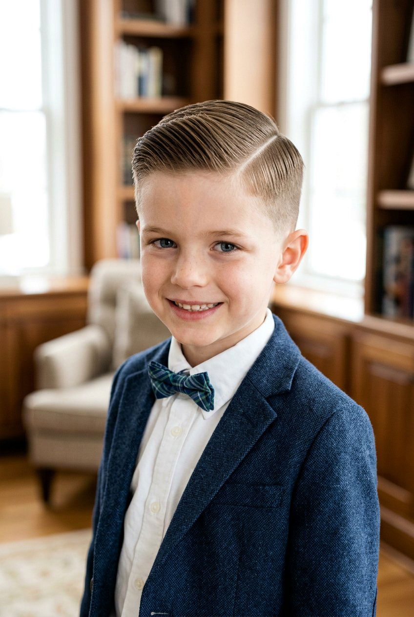 Side Part - 20 little boy haircuts - 20 little boy haircuts