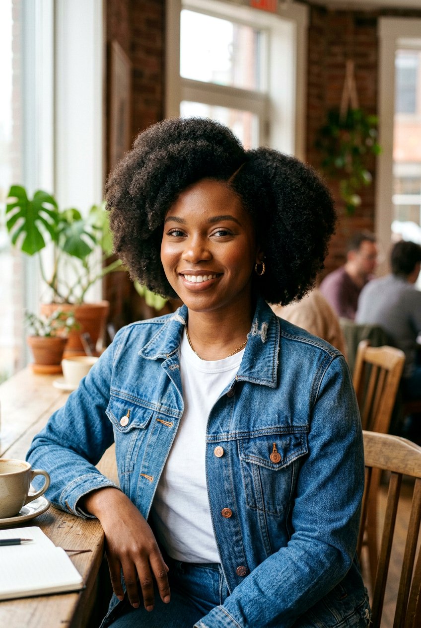 Side Part Afro - 20 natural hair with side part styles - 20 natural hair with side part styles