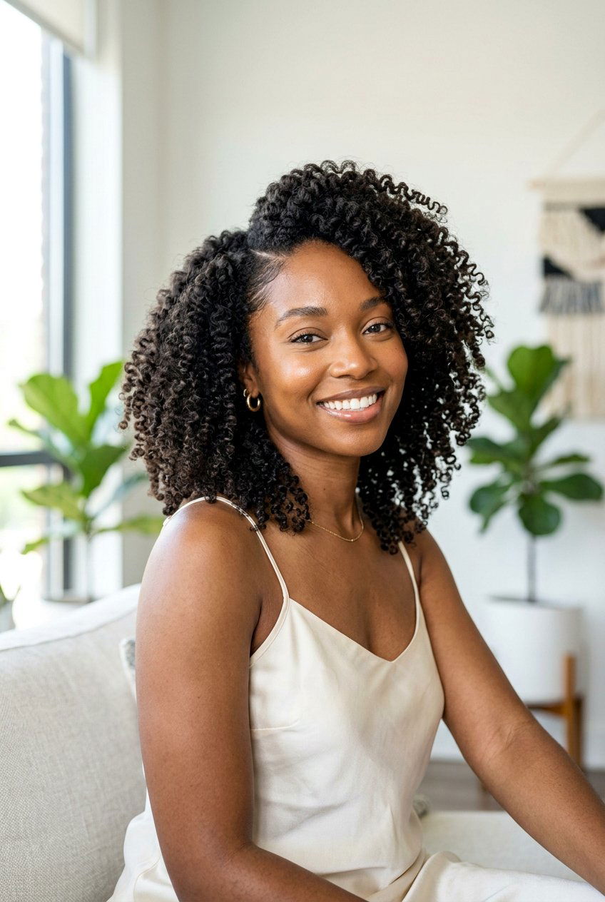 Side Part Bantu Knot Out - 20 natural hair with side part styles - 20 natural hair with side part styles