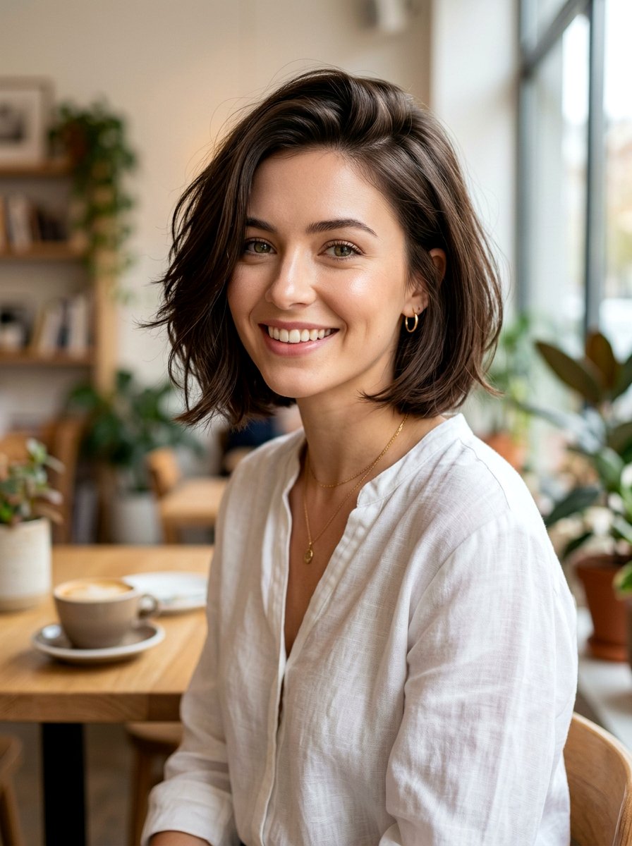 Side Part Bob For Petite Features - 20 hairstyle to flatter petite features - 20 hairstyle to flatter petite features