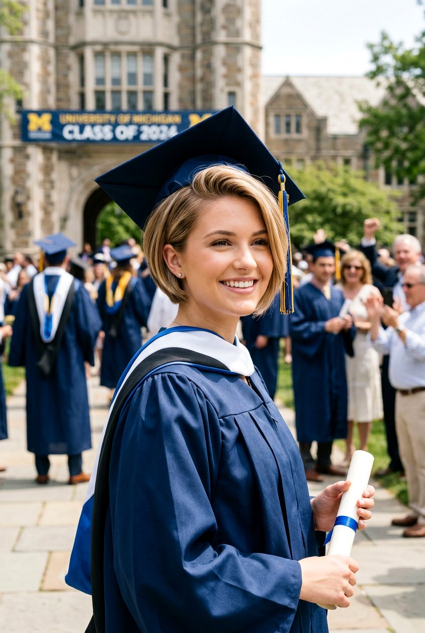 Side Part Bob Graduation - 20 graduation hairstyle for short bob - 20 graduation hairstyle for short bob