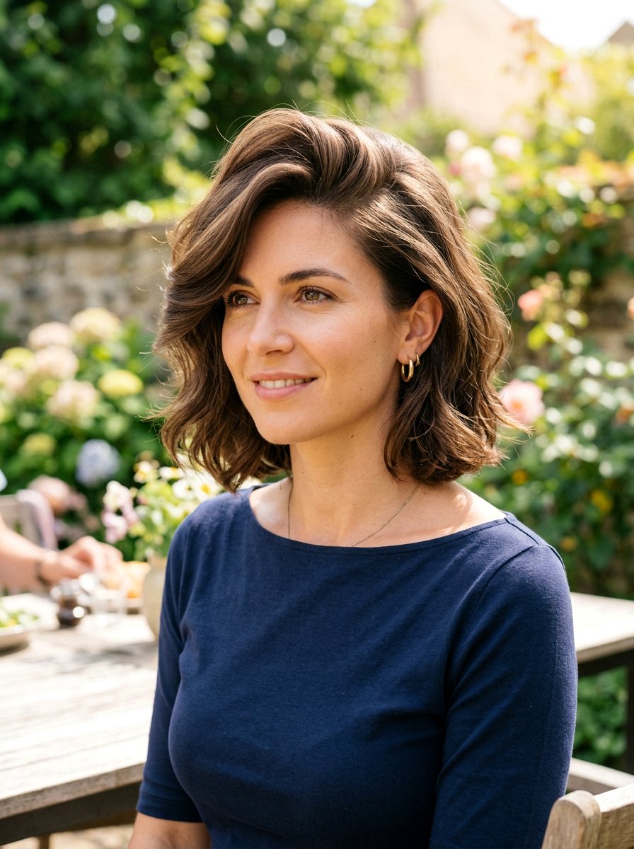 Side Part Bob Haircut - 20 trendy haircut for mature women 2026 - 20 trendy haircut for mature women 2026