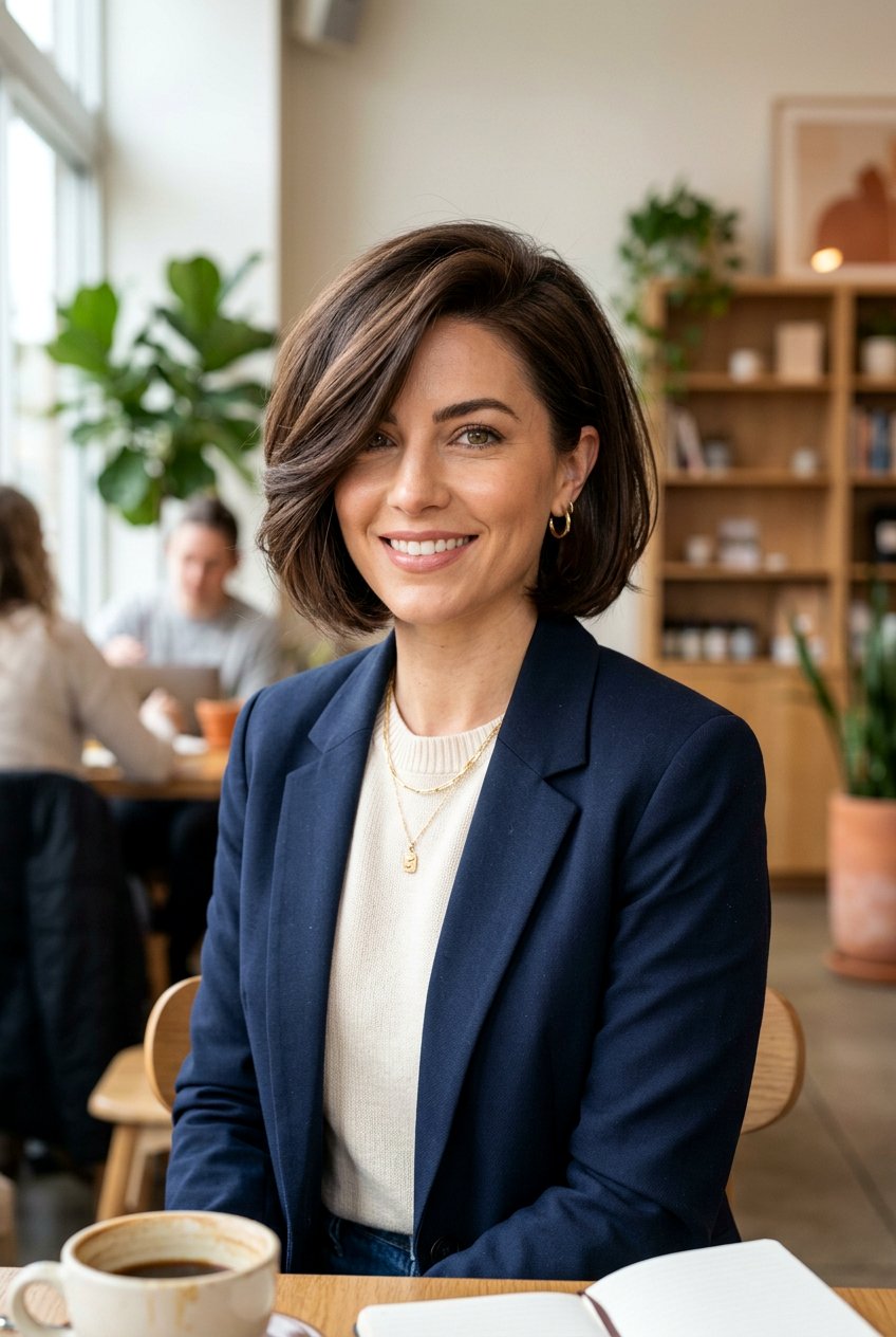 Side Part Bob Haircut for Women - 20 popular womens haircuts 2026 - 20 popular women’s haircuts 2026