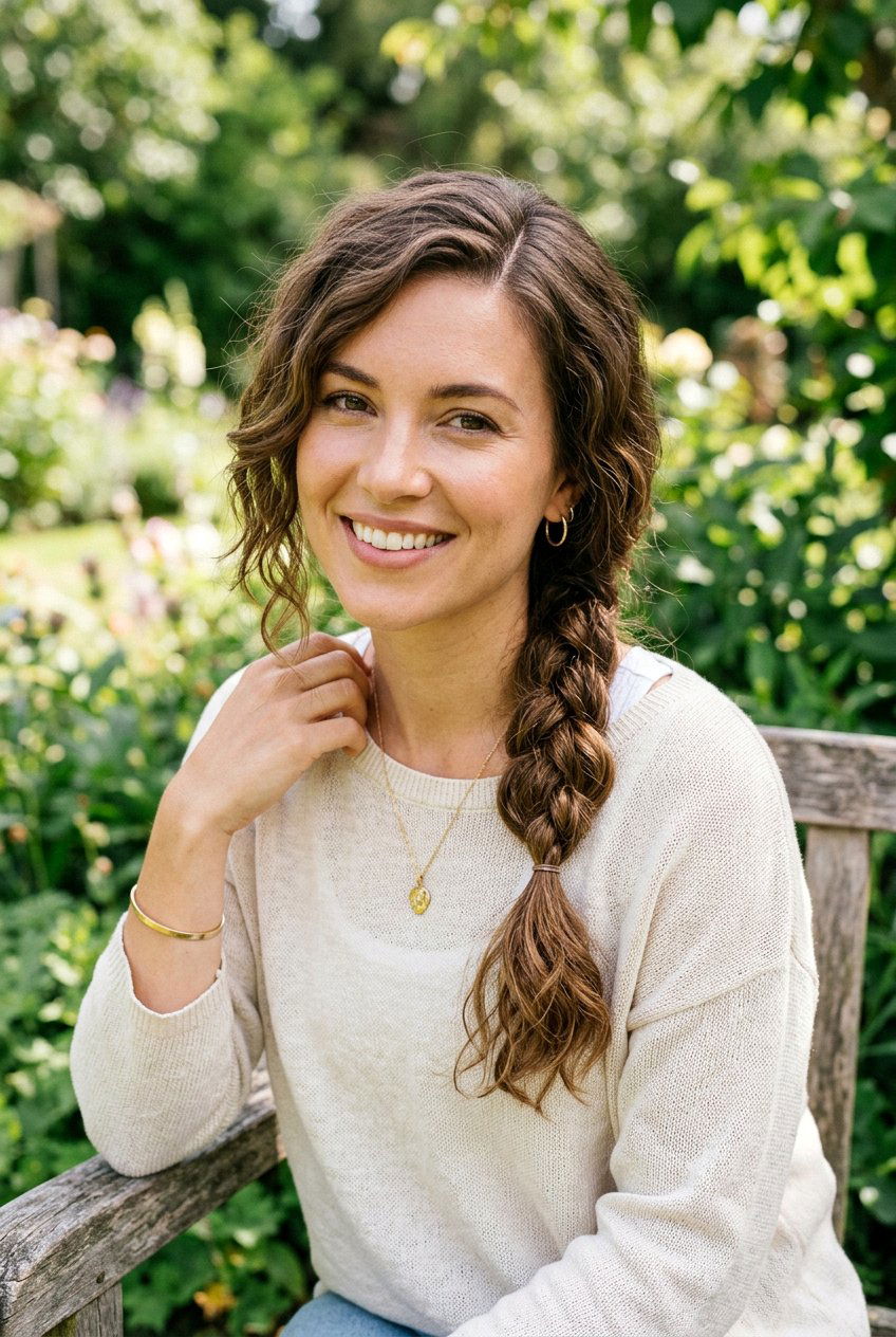 Side Part Braided Hair - 20 easy side part hairstyle - 20 easy side part hairstyle