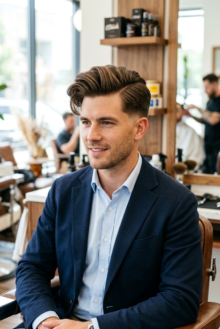 Side Part Comb Over - 20 side part haircut for men - 20 side part haircut for men