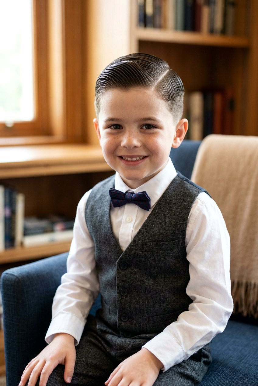 20 Best Little Boy Side Part Haircut Ideas For Stylish Kids