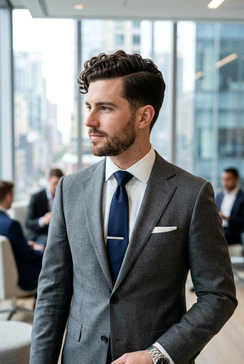 Side Part Curls - 20 mens haircut for curly medium hair - 20 men’s haircut for curly medium hair