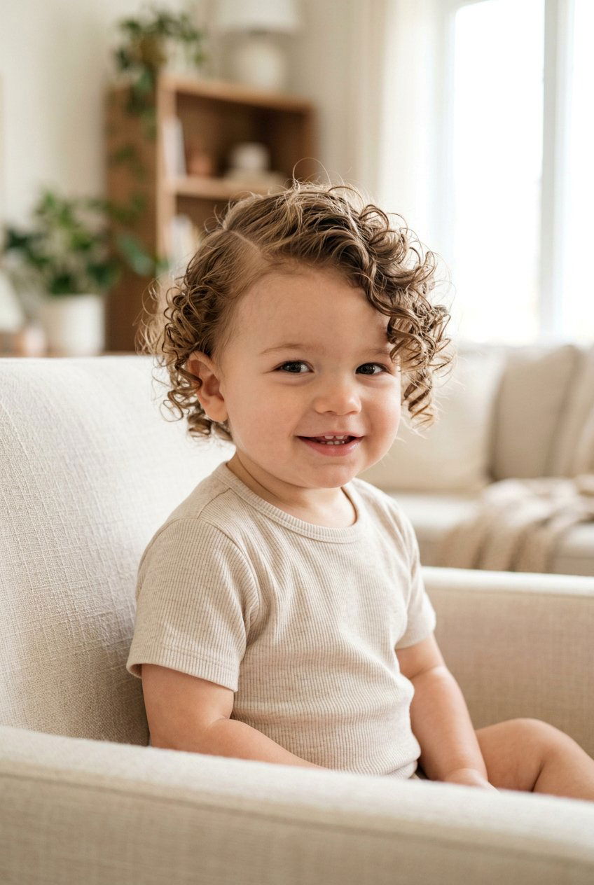 Side Part Curly Baby Boy Haircut - 20 baby boy curly haircut - 20 baby boy curly haircut