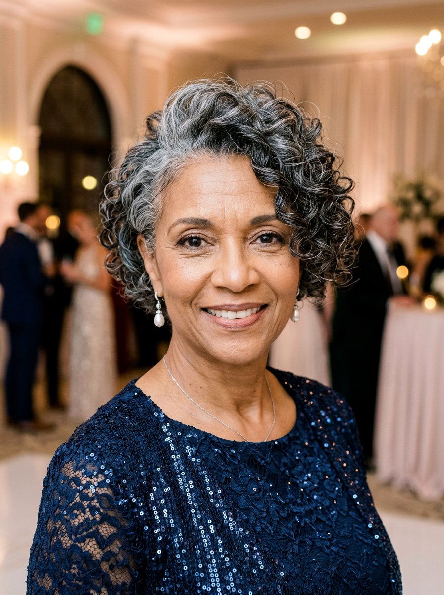 Side Part Curly Bixie Haircut - 20 curly bixie haircut for older women - 20 curly bixie haircut for older women