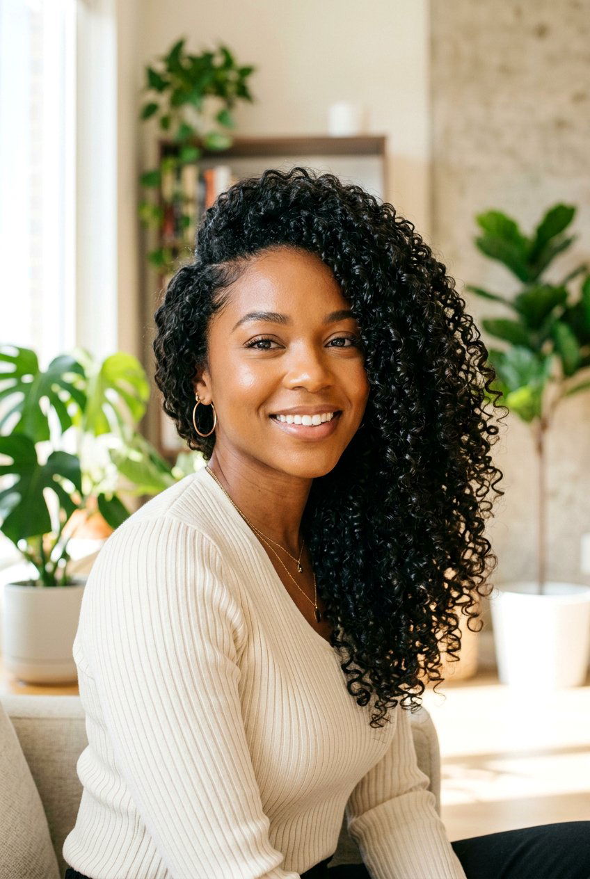 Side Part Curly Hair - 20 easy side part hairstyle - 20 easy side part hairstyle