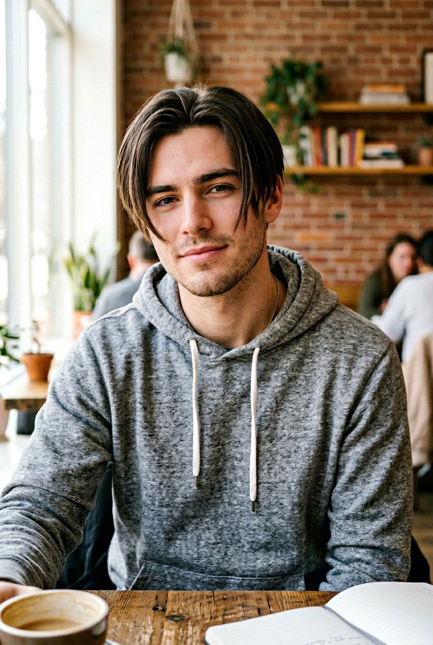 Side Part Curtains - 20 curtain haircut for straight hair men - 20 curtain haircut for straight hair men